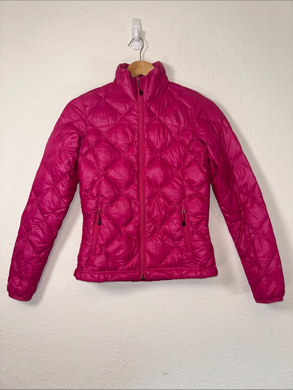 The North Face Womens Quilted Jacket in Deep Pink